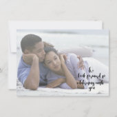 紫色の緑のサボテン多肉写真の保存日付 セーブザデート (裏面)