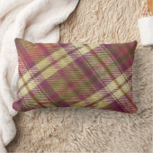 紫色の緑のタンアングルプレモダンイド ランバークッション (ブランケット)