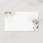 紫色の緑のディスプレイシャワー囲いカード エンクロージャーカード (裏面)