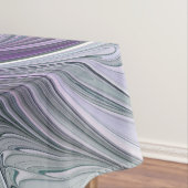 紫色の緑の花の抽象芸術モダンアートフラクタル テーブルクロス (インサイチュ)