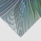 紫色の緑の花の抽象芸術モダンアートフラクタル 薄葉紙 (詳細)