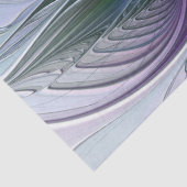 紫色の緑の花の抽象芸術モダンアートフラクタル 薄葉紙 (詳細)