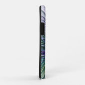 紫色の緑の花の抽象芸術モダンアートフラクタル Case-Mate iPhoneケース (裏面/右)