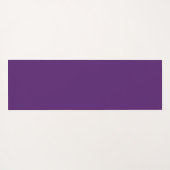 紫色の緑の花モダン抽象芸術フラクタル ヨガマット (裏面(横))