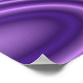 紫色の線のパターン ポスター (角)