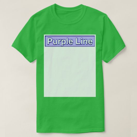 紫色の線 Tシャツ (デザイン正面)