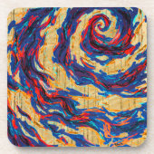 紫色の緩和曲線銀河系 コースター (正面)