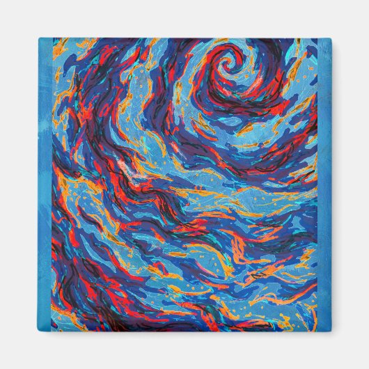 紫色の緩和曲線銀河系 マグネット (正面)