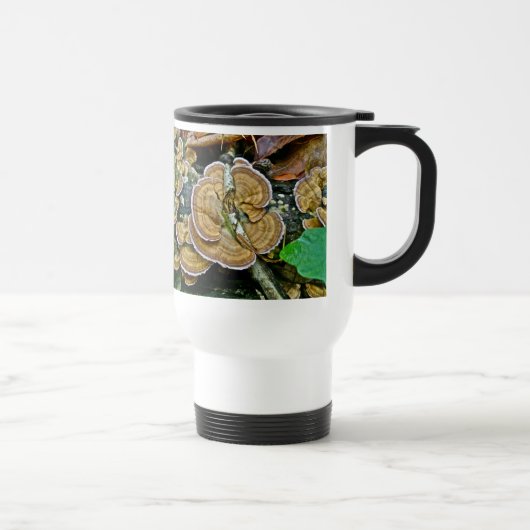 紫色の縁棚真菌コーディネート項目 トラベルマグ (右)