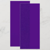 紫色の縦2トーン招待状 – カスタマイズ可能 招待状 (正面/裏面)