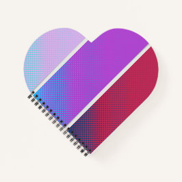 紫色の美しいスペクトル ノートブック