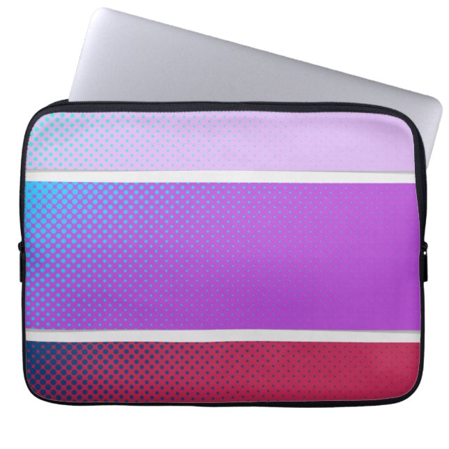 紫色の美しいスペクトル ラップトップスリーブ (正面)