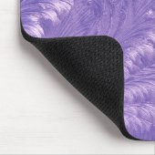 紫色の羽 マウスパッド (コーナー)