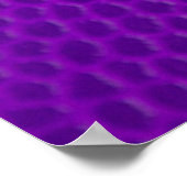 紫色の肌のテクスチャーの肌 ポスター (角)