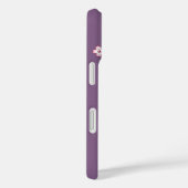 紫色の背景にピンクのきものが可愛いこけし人形 Case-Mate iPhoneケース (裏面 / 右)
