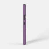 紫色の背景にピンクのきものが可愛いこけし人形 SAMSUNG GALAXYケース (右側面)