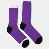 紫色の背景に ソックス (右)