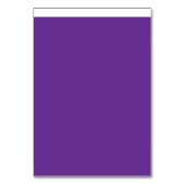 紫色の背景に テーブルナンバー (裏面)