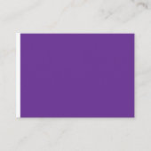 紫色の背景に プレイスカード (正面)