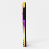 紫色の背景のオオカナダモナークバタフライ Case-Mate iPhoneケース (裏面/左)