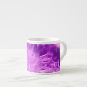 紫色の色合いの花を変換 エスプレッソカップ (正面右)