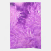 紫色の色合いの花を変換 キッチンタオル (縦)