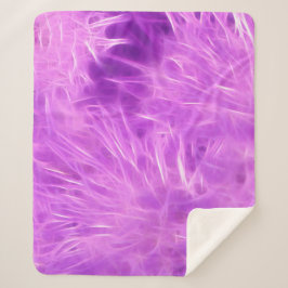 紫色の色合いの花を変換 シェルパブランケット