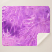 紫色の色合いの花を変換 シェルパブランケット (正面(横))