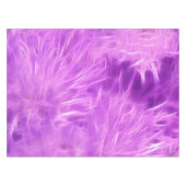 紫色の色合いの花を変換 テーブルクロス (正面(横))