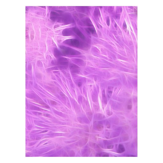 紫色の色合いの花を変換 テーブルクロス (正面)