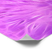 紫色の色合いの花を変換 ポスター (角)