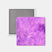 紫色の色合いの花を変換 マグネット (正面/裏面)