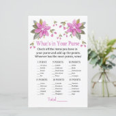 紫色の花あなたの財布ゲームの中に何がある (スタンド正面)