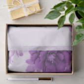 紫色の花が咲くティッシュペーパー 薄葉紙 (ギフト)