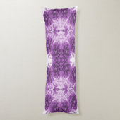 紫色の花が咲く抱き枕 ボディピロー (裏面 (縦))