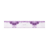 紫色の花が咲く 招待状ベリーバンド (フラット)