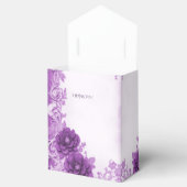 紫色の花が花見箱 フェイバーボックス (オープン)