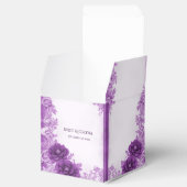 紫色の花が花見箱 フェイバーボックス (オープン)