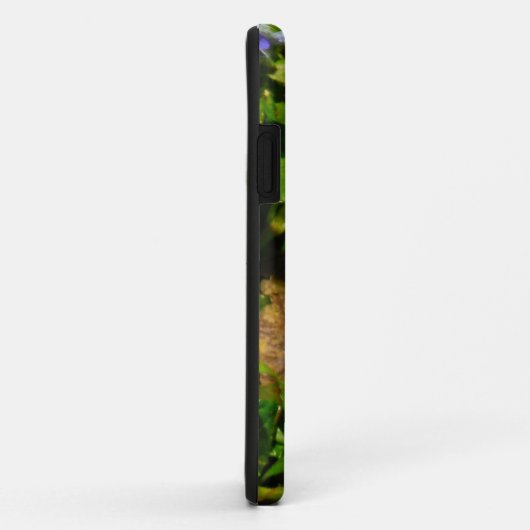 紫色の花とのまわりに Case-Mate iPhoneケース (裏面/右)