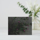 紫色の花と深いの影 ポストカード (スタンド正面)