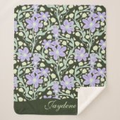 紫色の花のつる植物 シェルパブランケット (正面)