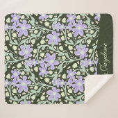 紫色の花のつる植物 シェルパブランケット (正面(横))