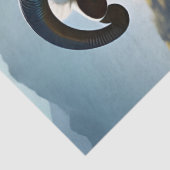 紫色の花のふわふわの羊畑 薄葉紙 (詳細)