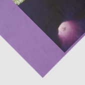 紫色の花のカスタムなティッシュペーパー 薄葉紙 (詳細)