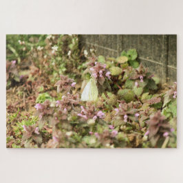 紫色の花のカバジガ ジグソーパズル