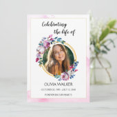 紫色の花のサービス注文プログラム プログラム (スタンド正面)