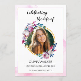 紫色の花のサービス注文プログラム プログラム