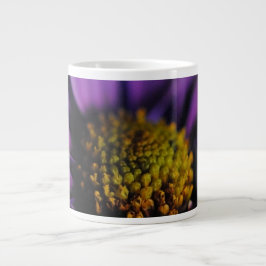 紫色の花のジャンボコーヒーマグの内側 ジャンボコーヒーマグカップ
