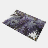 紫色の花のドアマット ドアマット (アングル)