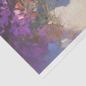 紫色の花のビーチの切り離し 薄葉紙 (詳細)